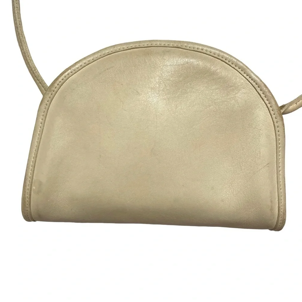Coach vintage cream “bone” leather kimball bag